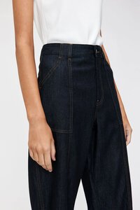 Veronika Maine Tencel Denim Barrel Leg Pant