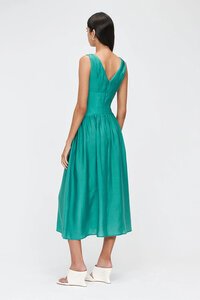 Veronika Maine Washed Tencel Midi Dress