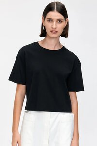 Veronika Maine Jersey Cropped Tee