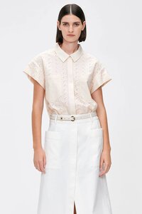 Veronika Maine Botanical Broderie Shirt