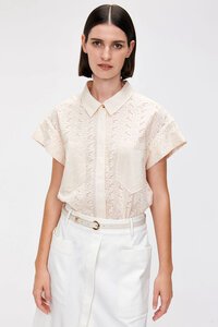 Veronika Maine Botanical Broderie Shirt