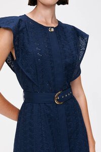 Veronika Maine Botanical Broderie Shirt Dress