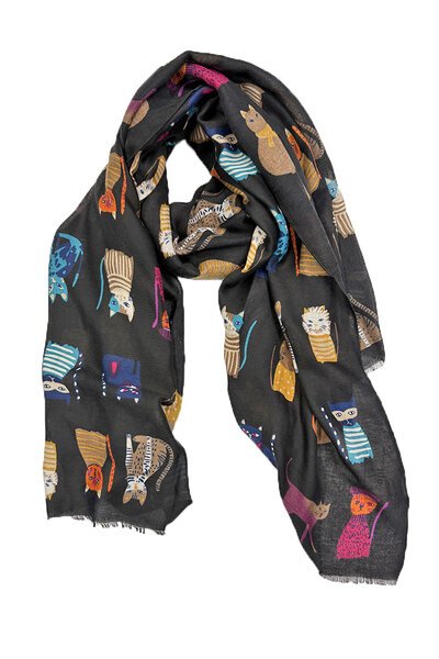 Apt Cats Summer Scarf-best-sellers-Preen