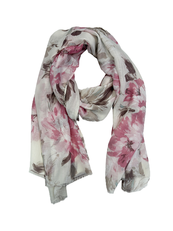 Apt Light Floral Summer Scarf