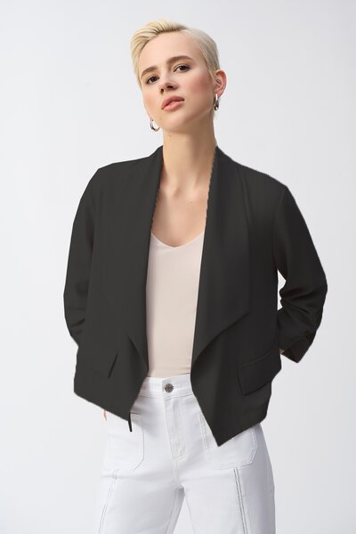 Joseph Ribkoff Shawl Collar Cover Up-new-Preen