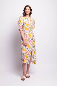 Oh Three Quirky Empire Line Spilt Dress