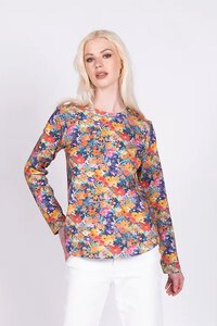 Wilson Trollope LS Aurora Floral Emilia Top