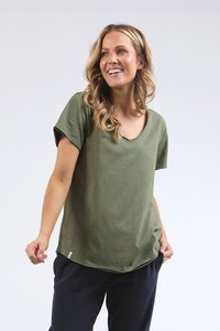 Elm Core Pima Vee Tee