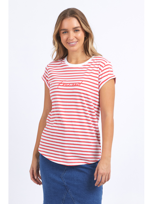 Foxwood Signature Stripe Tee