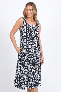 Foxwood Etched Geo Dress