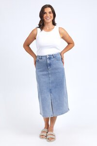 Elm Eloise Denim Midi Skirt