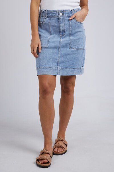 Elm Atlas Denim Skirt-new-Preen