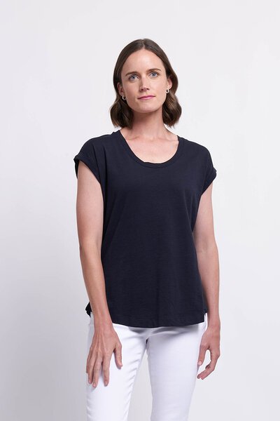 Foil Roll With It Plain Tee-new-Preen