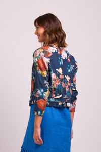 Foil Print Pleat Dreams Jacket