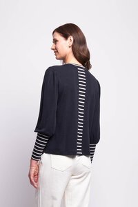 Foil Merino Contrast Trim Jumper