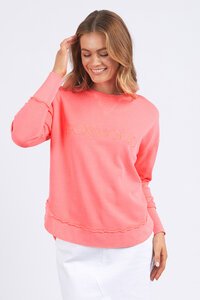 Foxwood Neon Coral Simplified Crew