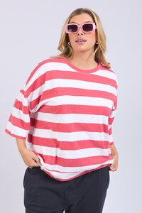 Elm Mazie Block Stripe Sweat