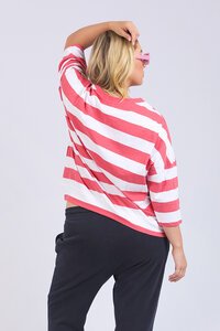 Elm Mazie Block Stripe Sweat