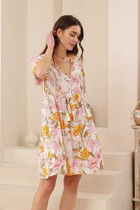 Iris Maxi Boho Rosella Babydoll Dress