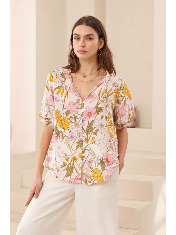 Iris Maxi Rosella Short Sleeve Shirt 