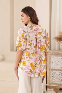 Iris Maxi Rosella Short Sleeve Shirt 