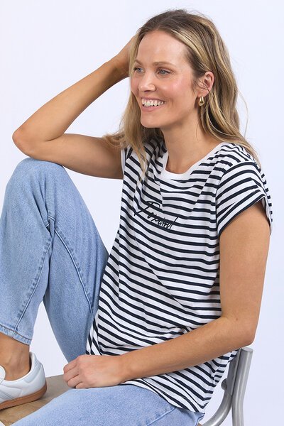 Foxwood Signature Stripe Tee-new-Preen