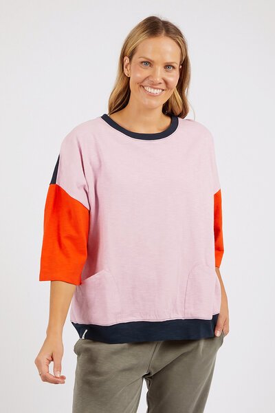 Elm Mazie Colour Block Sweat-new-Preen