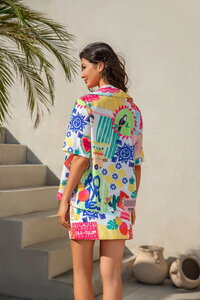 Mutig Tropical Patchwork SS Shirt