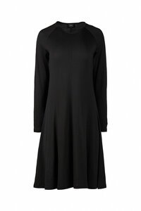 Vassalli Merino Plain L-S Swing Dress