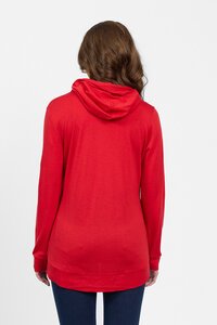 Vassalli Merino Plain Zip Up Hooded Jacket