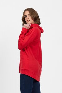 Vassalli Merino Plain Zip Up Hooded Jacket