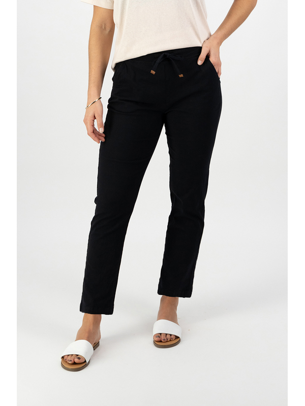 Vassalli Slim Ankle Grazer Elastic Waist Pant