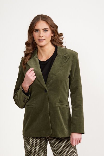 Vassalli Shaped Pinwale Cord Blazer-new-Preen