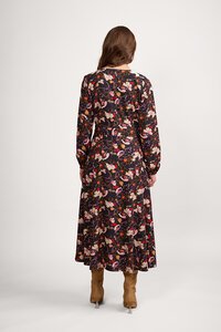 Vassalli Long Sleeve V Neck Dress - Aston