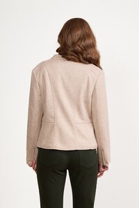 Vassalli L-S Lined Zip Up Jacket - Dune