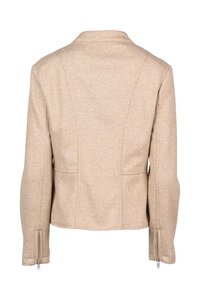 Vassalli L-S Lined Zip Up Jacket - Dune