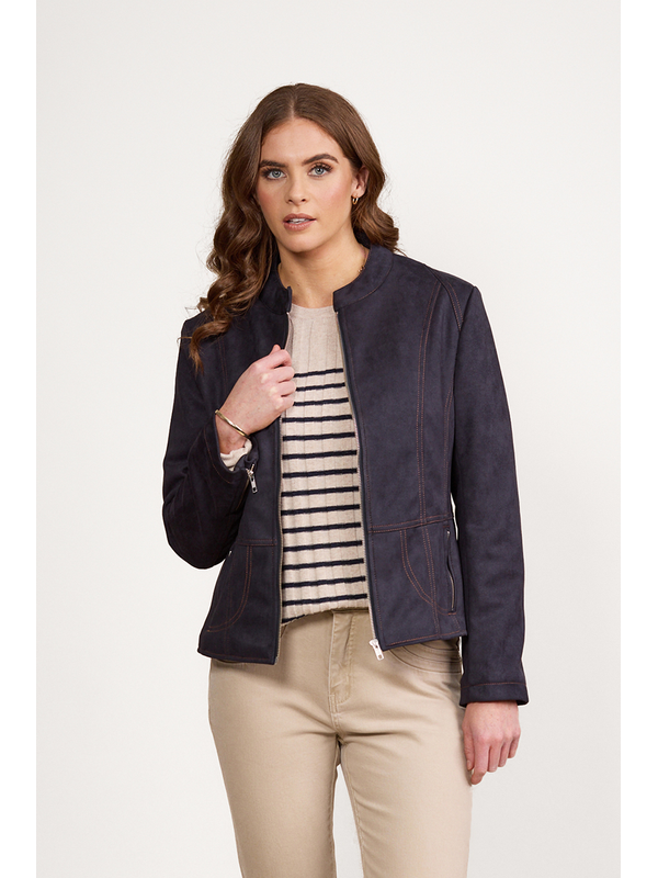 Vassalli Lined Zip Up Jacket