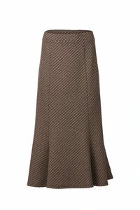 Vassalli Mid Length Fluted Skirt - Brentwood