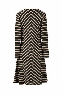 Vassalli Merino Stripe L-S Swing Dress