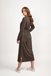 Vassalli Knit Dress With Tie Back