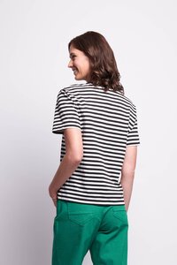 Oh Three Stripe & Applique Tshirt