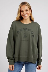 Foxwood Khaki Effortless Crew