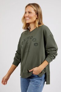 Foxwood Khaki Effortless Crew