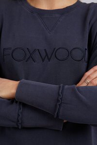 Foxwood Navy Washed Simplified Crew