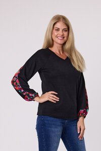 Democracy Isabelle Print Panel Top