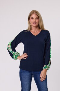 Democracy Isabelle Print Panel Top