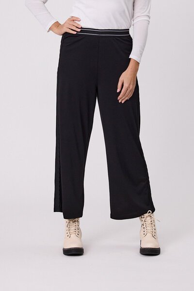 Democracy Side Trim Knit Palazzo Pant-new-Preen