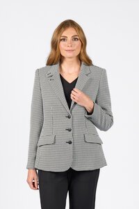 Vassalli Herringbone Lined Blazer