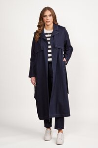 Vassalli Denim Trench Coat