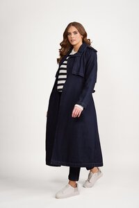 Vassalli Denim Trench Coat